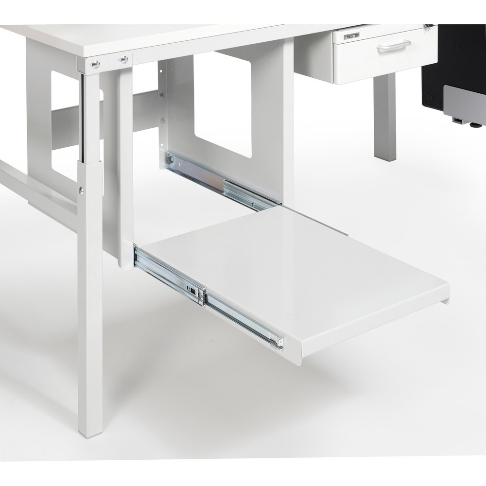 Product afbeelding: TRESTON uittrekbare stalen legbord voor printer, hxbxd 506 x 500 x 535 mm