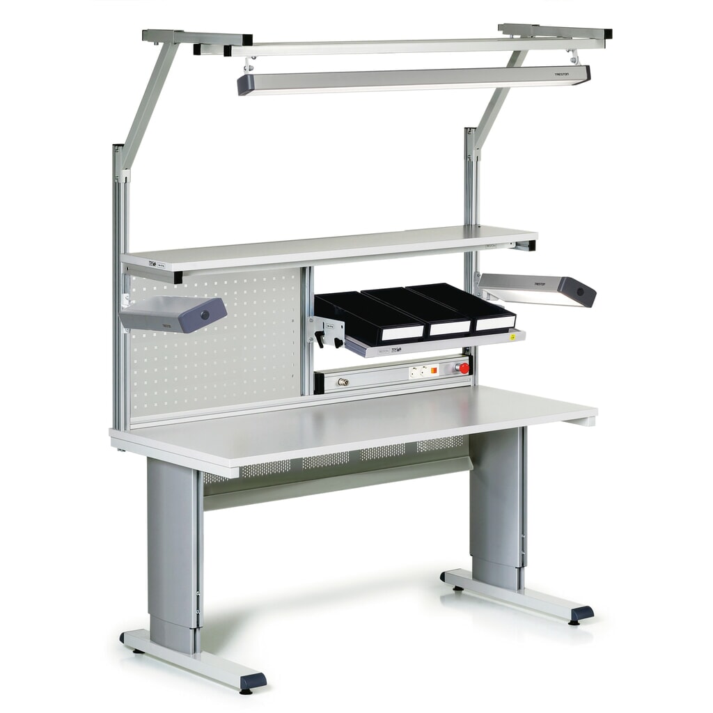 Werktafel TRESTON WB, ESD, handmatig in hoogte verstelbaar, bxd 1.500 x 800 mm Productafbeelding nr. 6: Werktafel TRESTON WB, ESD, handmatig in hoogte verstelbaar, bxd 1.500 x 800 mm