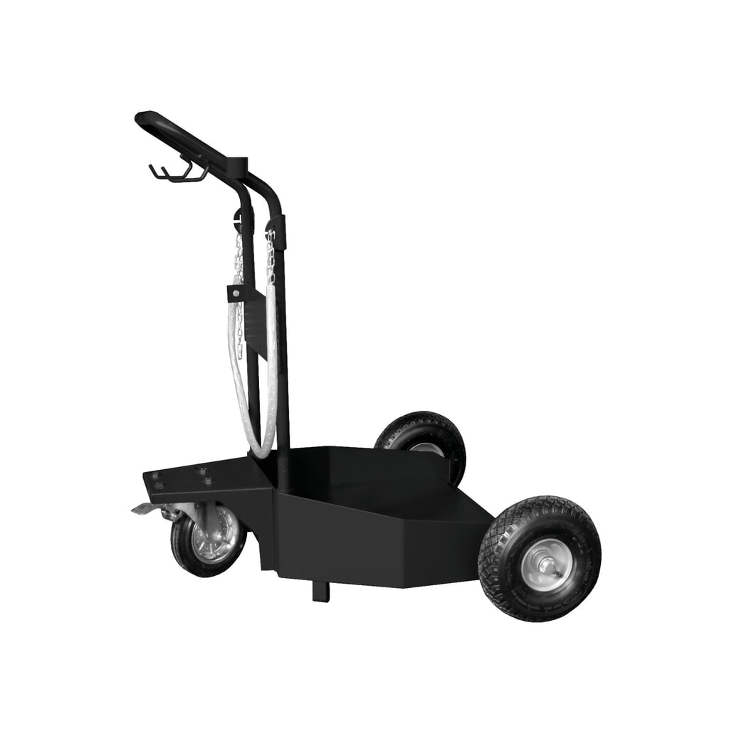 Trolley SAMOA-HALLBAUER voor vaten van 200 liter, 3 wielen, incl. accessoires