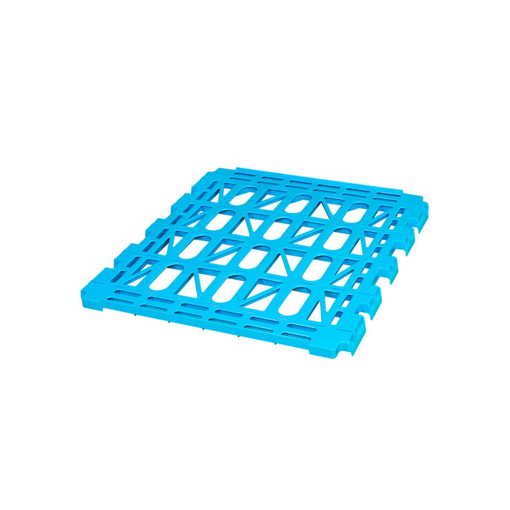Productafbeelding nr. 2: Etage van HDPE voor 4-zijdige rolcontainer, bxd 710 x 710 mm, lichtblauw