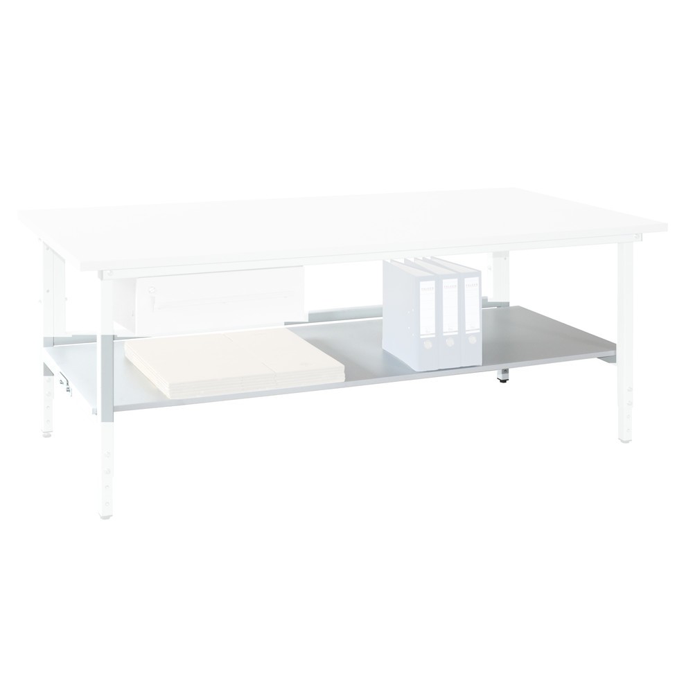 Product afbeelding: Tussenlegbord voor paktafel, breedte 1.600 mm, lichtgrijs