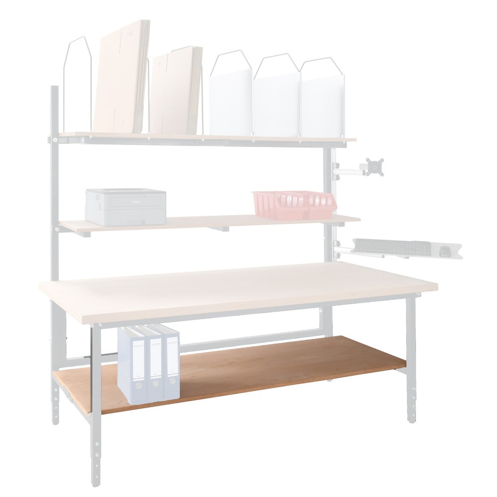 Product afbeelding: Tussenlegbord voor paktafel Multiplex, bxd 1.880 x 680 mm