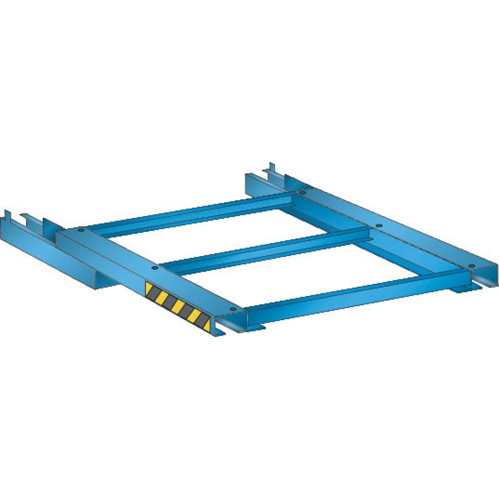 Product afbeelding: Uitschuifbaar frame LISTA, belasting 1000 kg, bxd 890 x 860 mm, volledig uittrekbaar