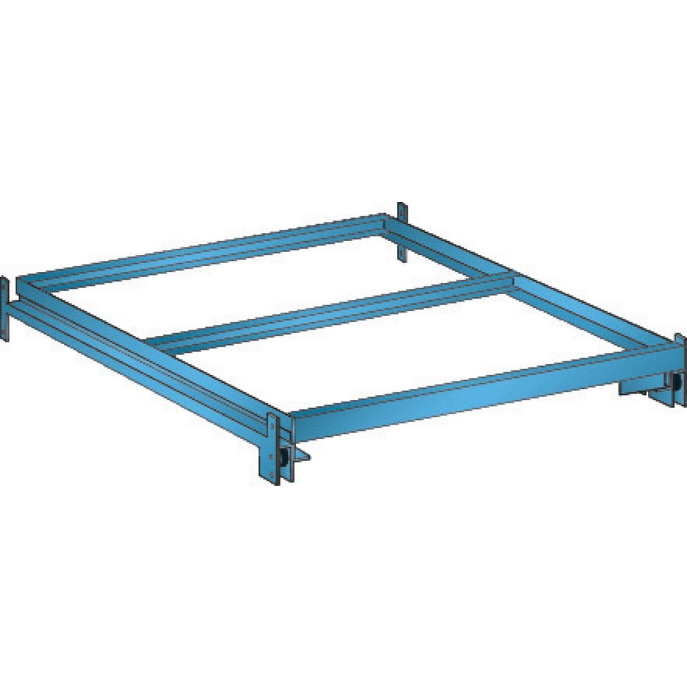 Product afbeelding: LISTA uitschuifbaar frame, schapbelasting 1.000 kg, b x d 890 x 860 mm, 65% uitschuifbaar