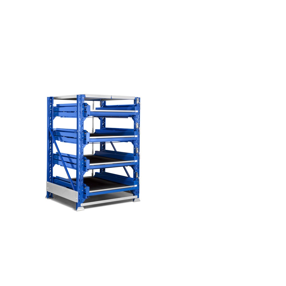 Productafbeelding nr. 2: Uittrekstelling voor zware lasten met 4 lades, draagvermogen 600 kg, uittrekdiepte 100%