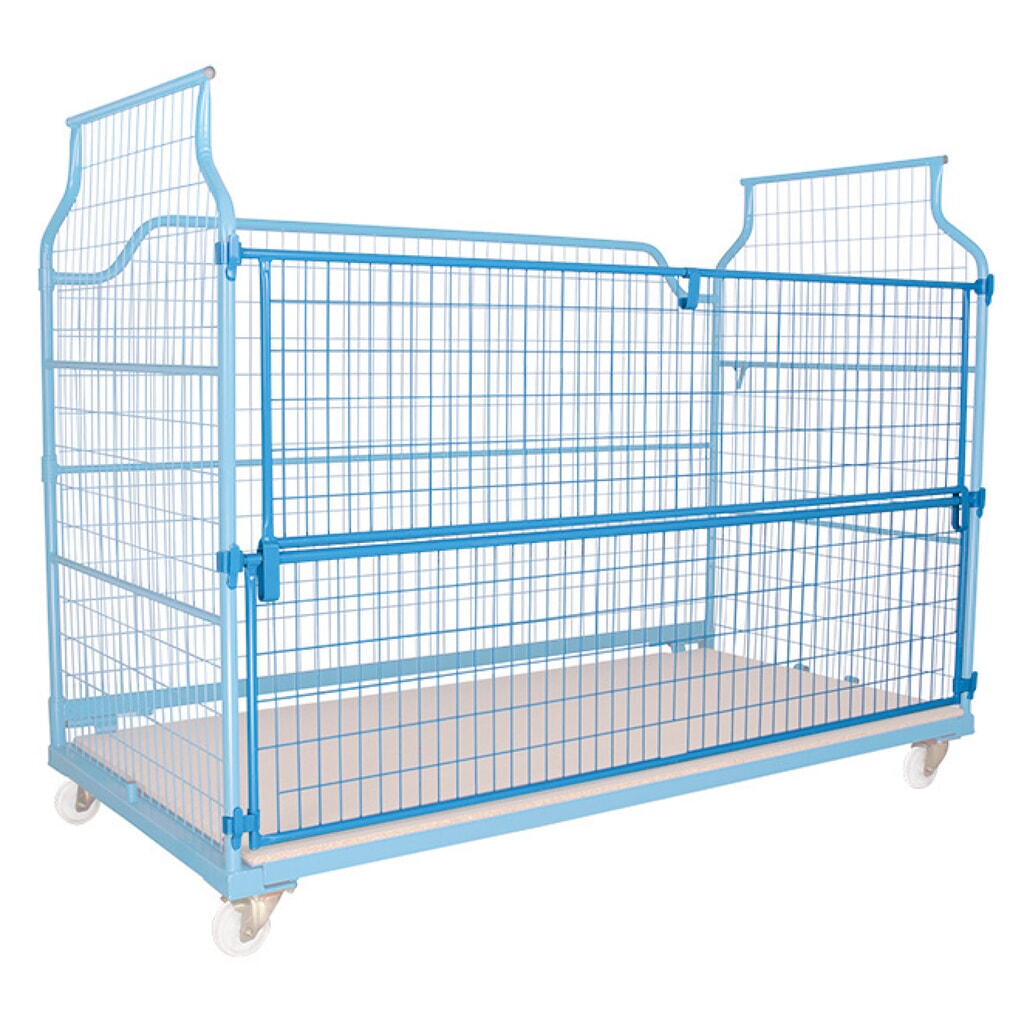 Universal-Corlette® met verdeelde voorwand, hxbxd 1.850 x 1.200 x 1.150 mm Productafbeelding nr. 3: Universal-Corlette® met verdeelde voorwand, hxbxd 1.850 x 1.200 x 1.150 mm