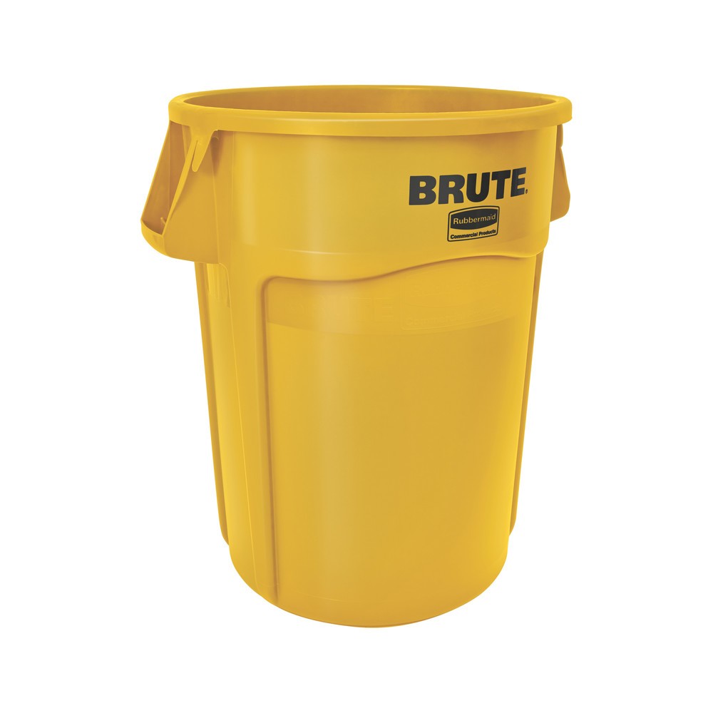Product afbeelding: Universele container Rubbermaid®, kunststof, rond, 166 liter, geel