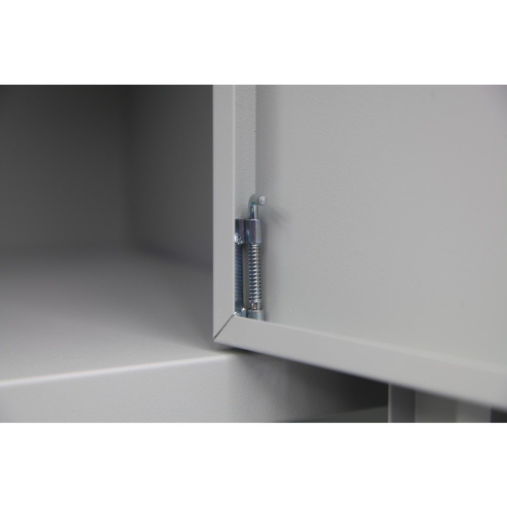 Productafbeelding nr. 3: Universele kast HEMMDAL HUS-1, cilinderslot voor draaivergrendeling, 4,5 OH, hxbxd 1800 x 800 x 380 mm, verzinkte legborden, lichtgrijs