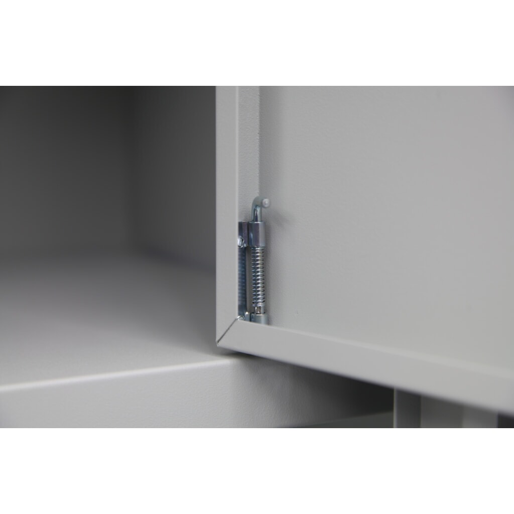 Productafbeelding nr. 3: Universele kast HEMMDAL HUS-1, cilinderslot voor draaivergrendeling, 4,5 OH, hxbxd 1800 x 800 x 380 mm, verzinkte legborden, lichtgrijs