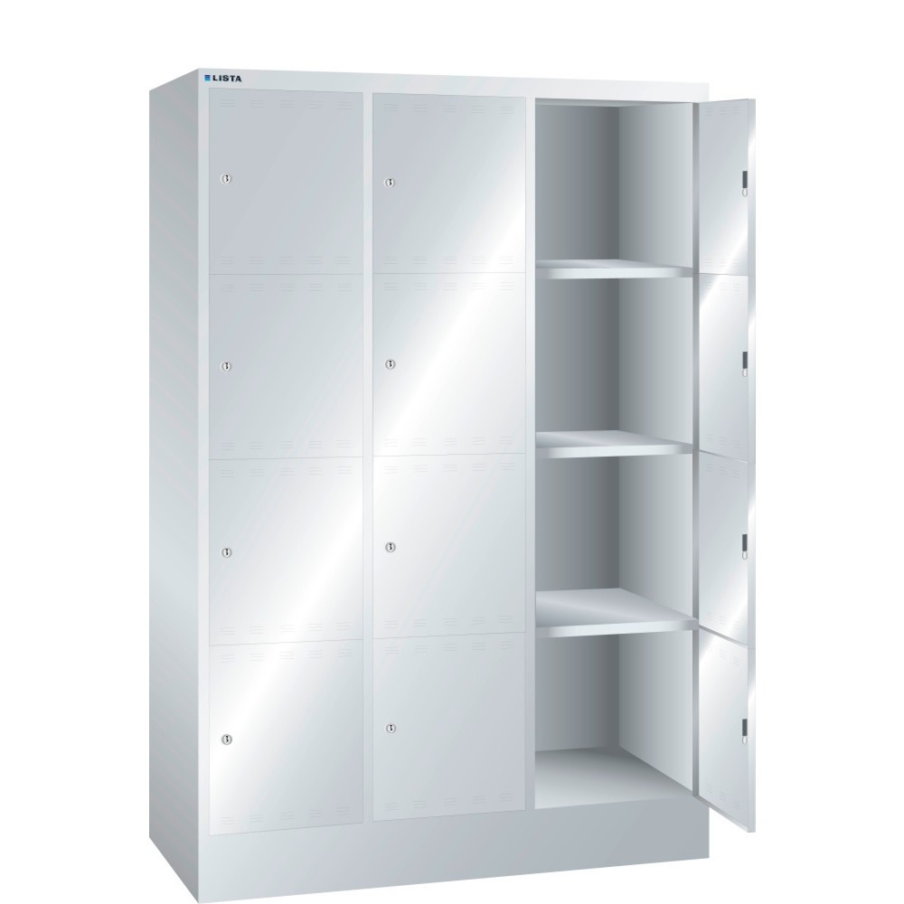 Product afbeelding: Vakkenkast LISTA, (bxdxh) 1205x500x1795 mm, 3x4 vakken, slot