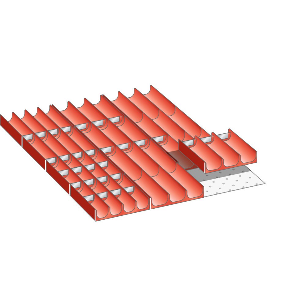 Product afbeelding: Vakkenset LISTA 27x36E, (bxdxfh) 459x612x50 mm, 42-delig