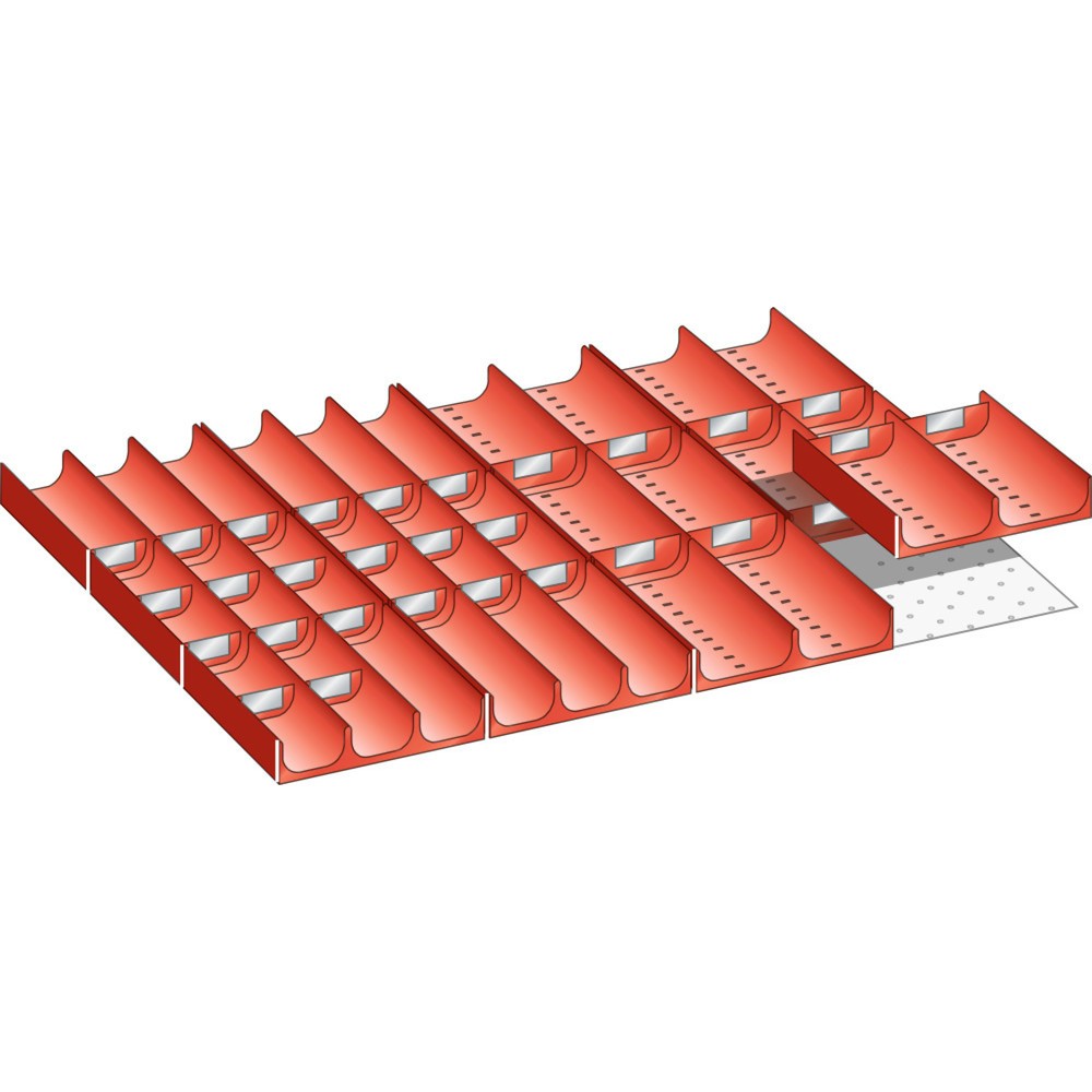 Product afbeelding: Vakkenset LISTA 36x27E, (bxdxfh) 612x459x50 mm, 42-delig