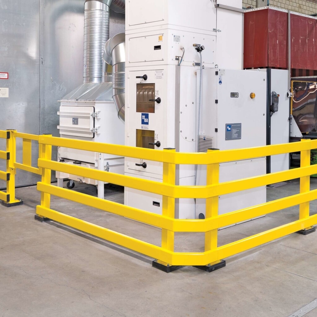 Vangrails C-profiel, buitengebruik, verzinkt + kunststofcoating, lengte 2.000 mm Productafbeelding nr. 3: Vangrails C-profiel, buitengebruik, verzinkt + kunststofcoating, lengte 2.000 mm