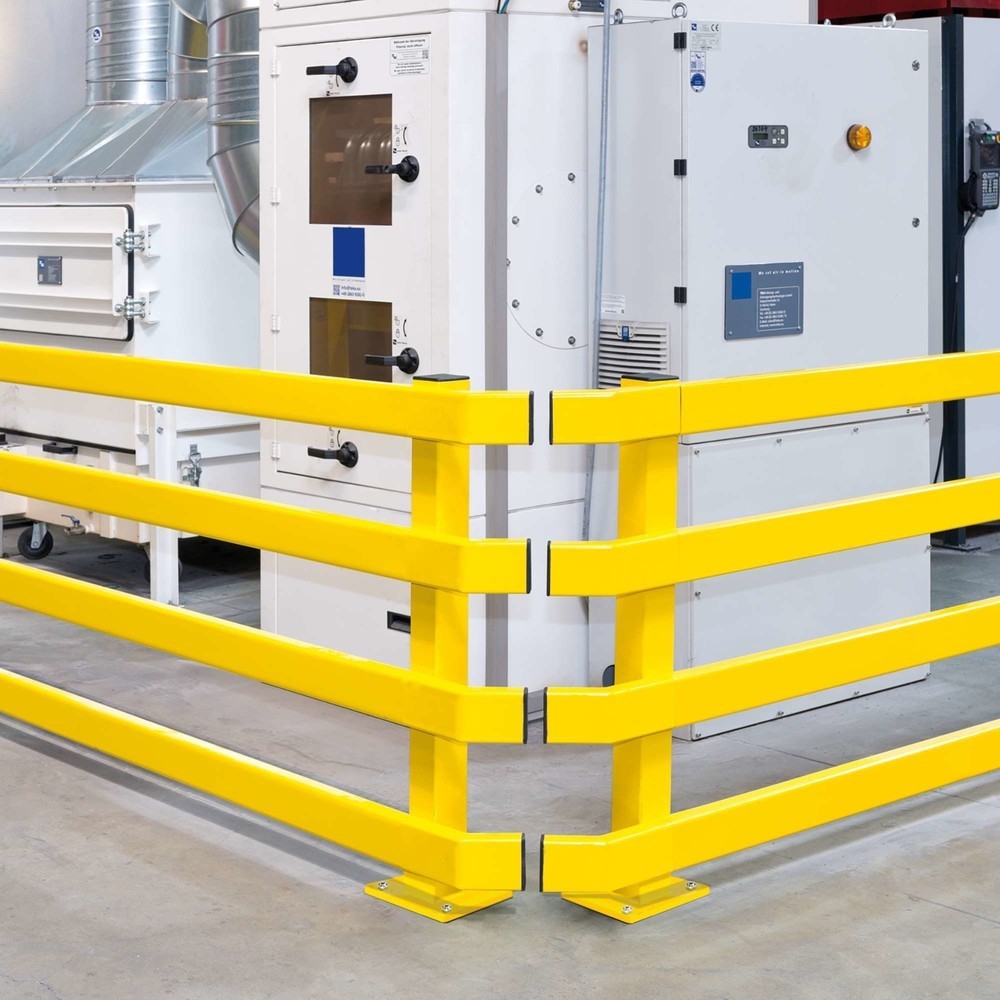 Productafbeelding nr. 6: Vangrails C-profiel, buitengebruik, verzinkt + kunststofcoating, lengte 1.500 mm