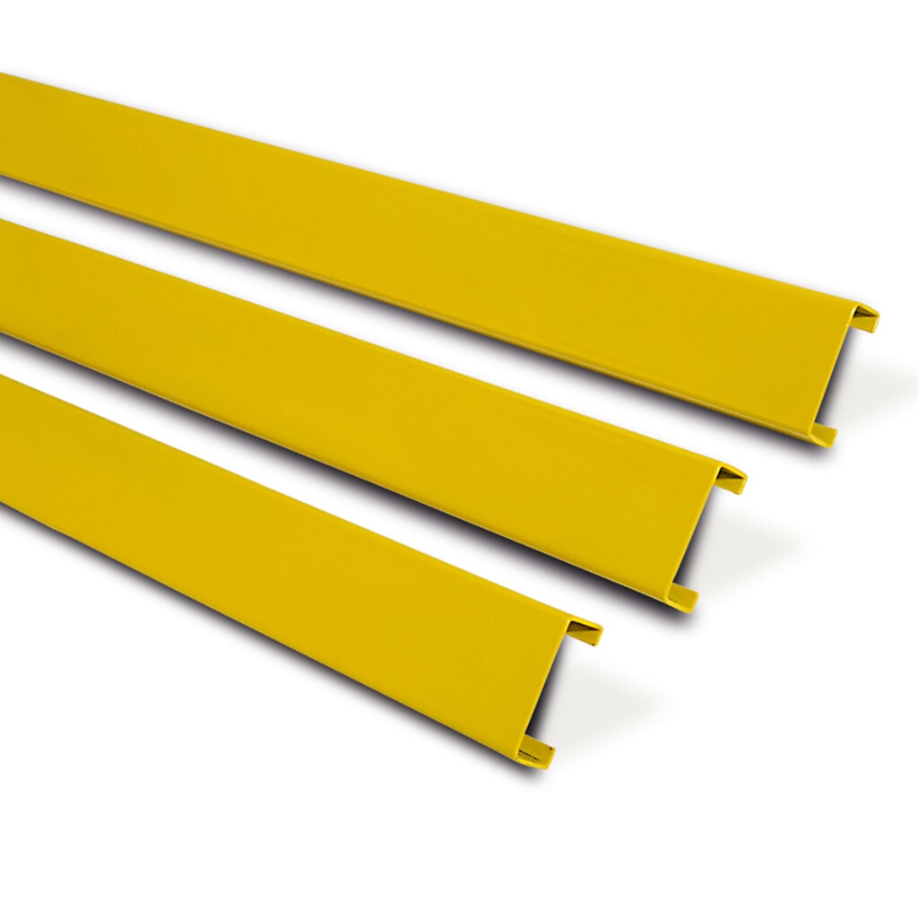 Vangrails C-profiel, buitengebruik, verzinkt + kunststofcoating, lengte 1.500 mm Product afbeelding: Vangrails C-profiel, buitengebruik, verzinkt + kunststofcoating, lengte 1.500 mm