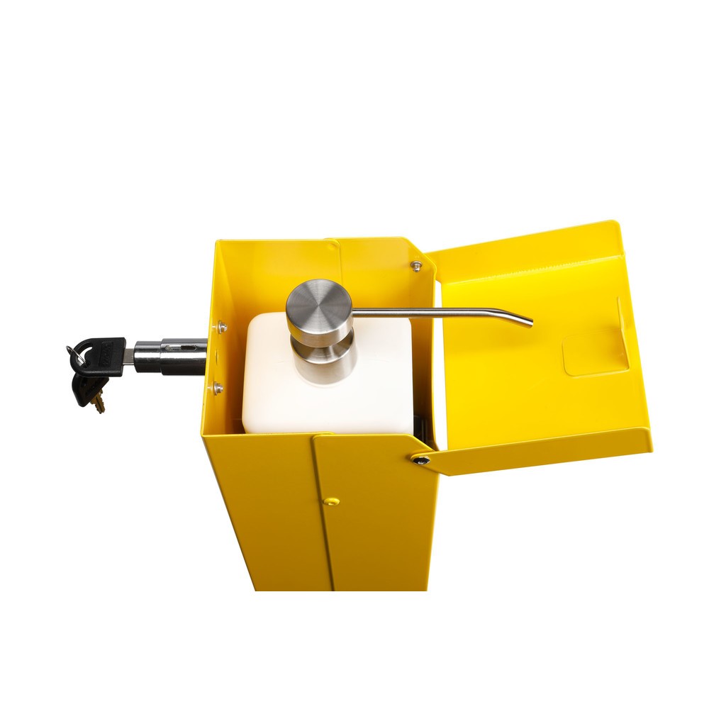 Productafbeelding nr. 2: VAR ® handdesinfectiedispenser HDS 85, vloermontage, met dispenser en voetpedaal, geel