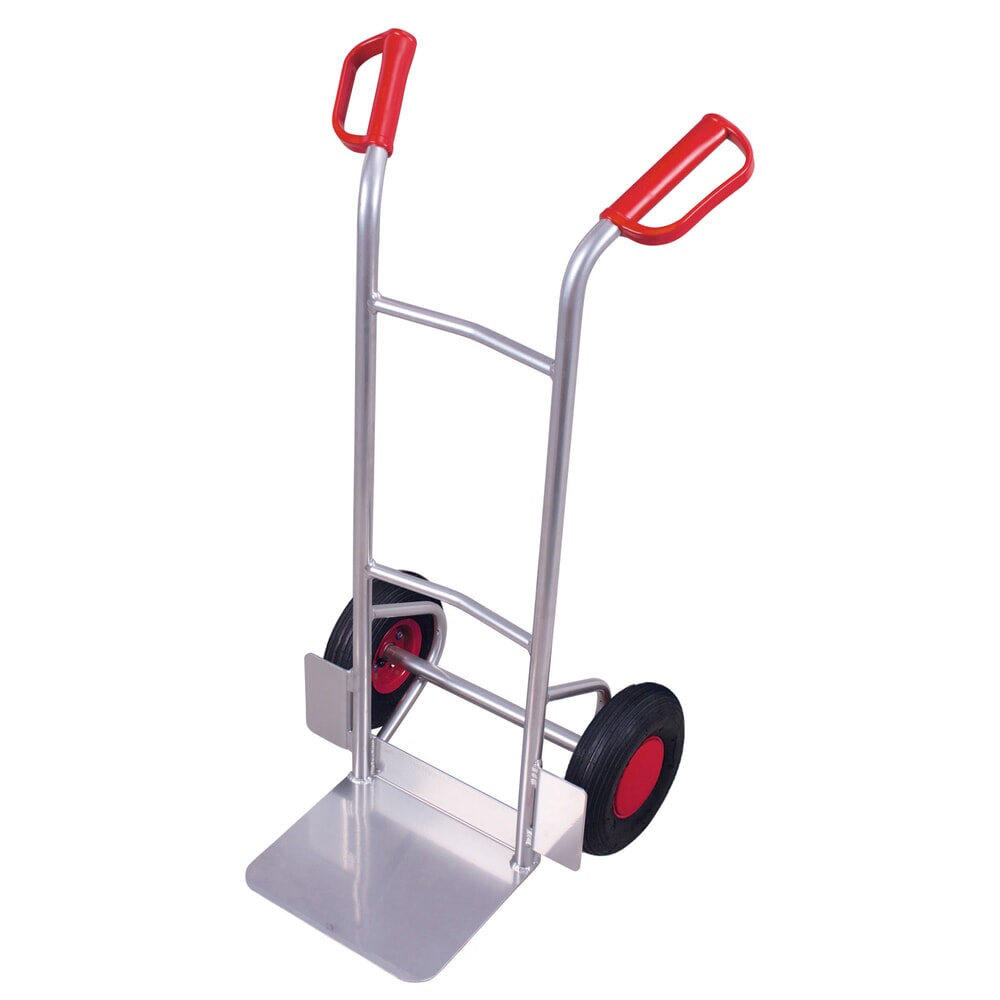 VARIOfit® Sackkarre aus Aluminium, Tragkraft 150 kg, Schaufel BxT 320 x 250 mm, Luft-Bereifung Product afbeelding: VARIOfit® Sackkarre aus Aluminium, Tragkraft 150 kg, Schaufel BxT 320 x 250 mm, Luft-Bereifung