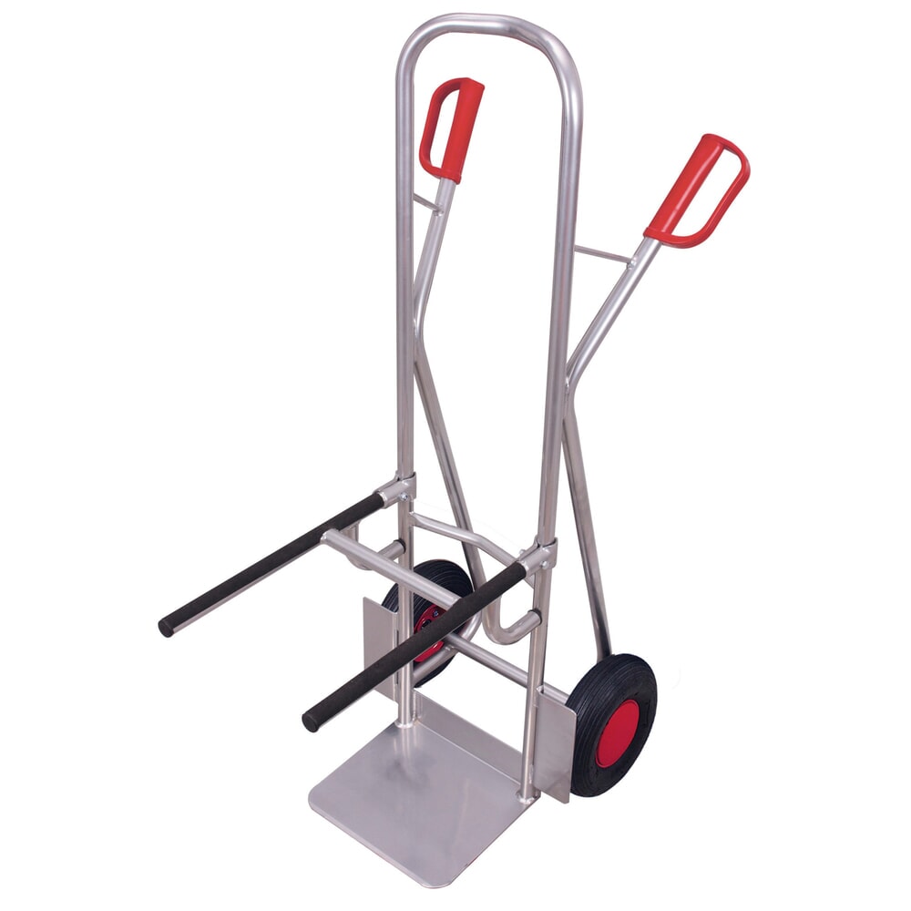 VARIOfit® Stuhl-Sackkarre aus Aluminium, Tragkraft 250 kg, Schaufel BxT 320 x 250 mm, Luft-Bereifung Product afbeelding: VARIOfit® Stuhl-Sackkarre aus Aluminium, Tragkraft 250 kg, Schaufel BxT 320 x 250 mm, Luft-Bereifung