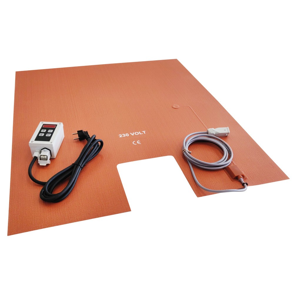 Product afbeelding: Vatbodemverwarmer Kuhlmann voor IBC containers, digitale temperatuurregelaar, 0-150°C, 230 V, 2.700 W