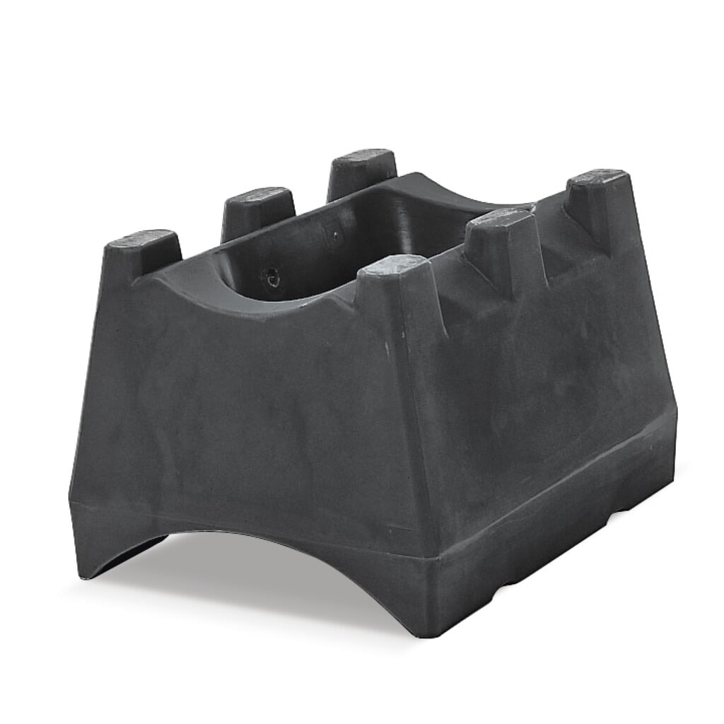 asecos® vatenbok-gevaarlijk-stoffenrek van PE, voor 1x 50/60 of 200 liter vat Product afbeelding: asecos® vatenbok-gevaarlijk-stoffenrek van PE, voor 1x 50/60 of 200 liter vat