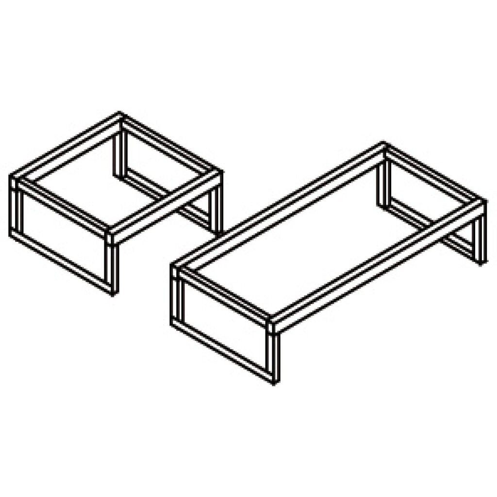 Product afbeelding: Vatenbok van staal, voor 3x 50/60 l-vaten of 2x 200 l-vat