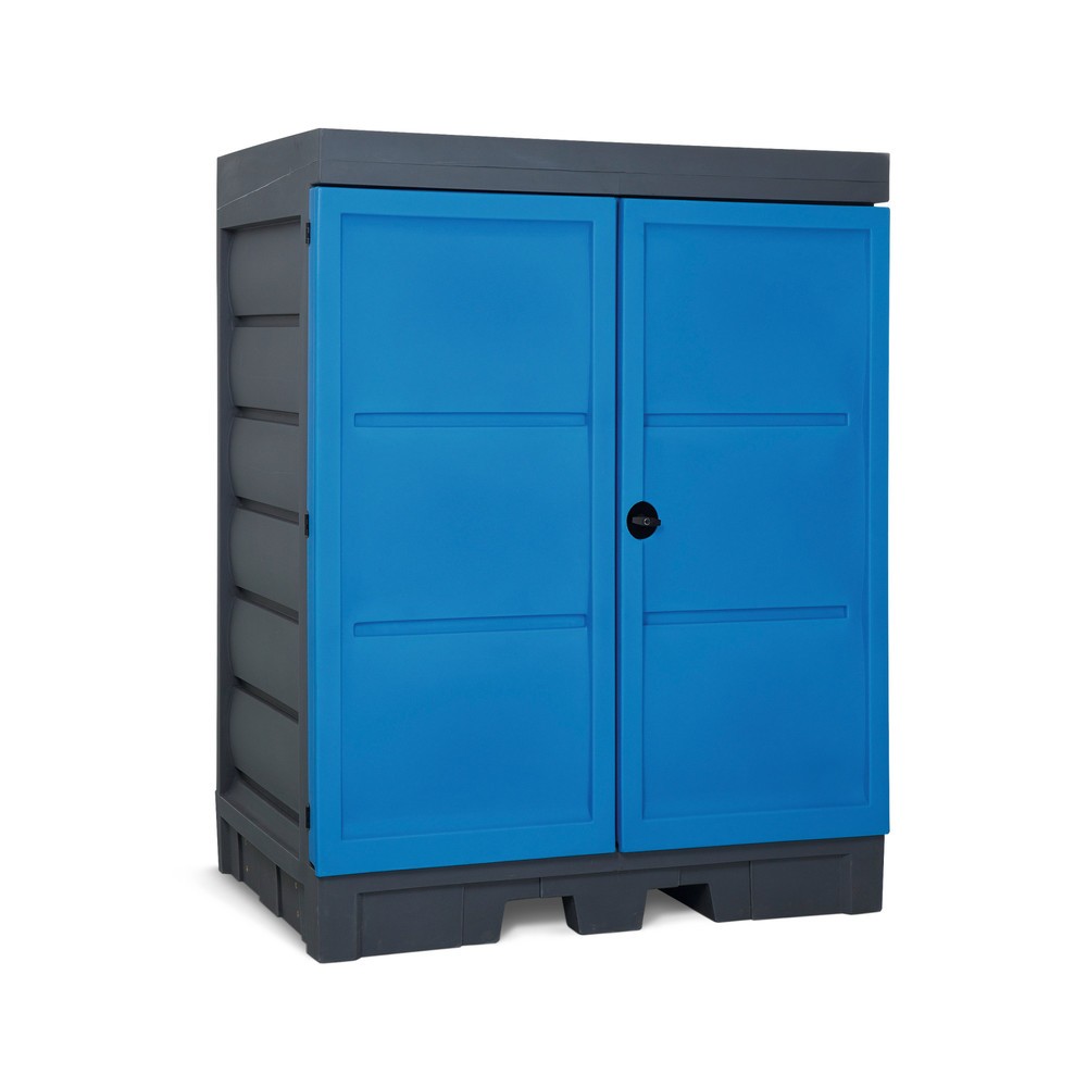 Product afbeelding: Vatendepot van PE, hxbxd 1.980 x 1.560 x 1.080 mm, 2x 200 l