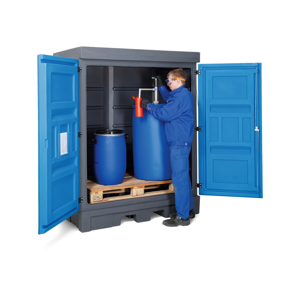 Productafbeelding nr. 3: Vatendepot van PE, hxbxd 1.980 x 1.560 x 1.080 mm, 2x 200 l