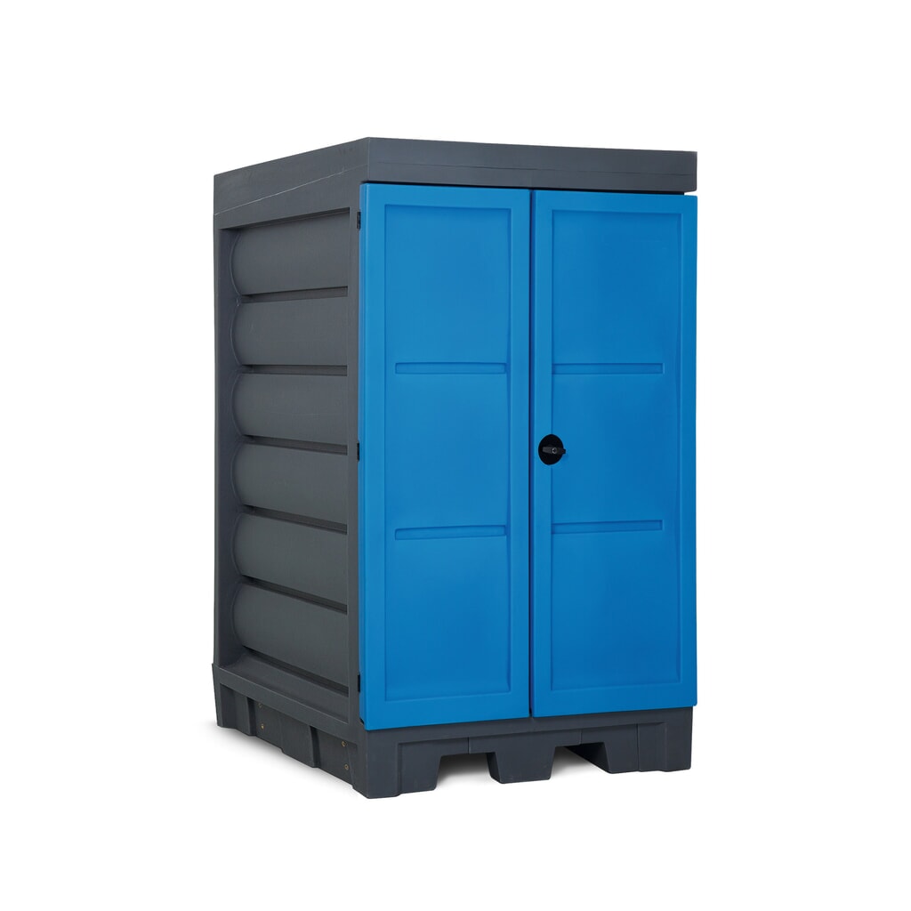 Product afbeelding: Vatendepot van PE, hxbxd 1.980 x 1.140 x 1.480 mm, 2x 200 l