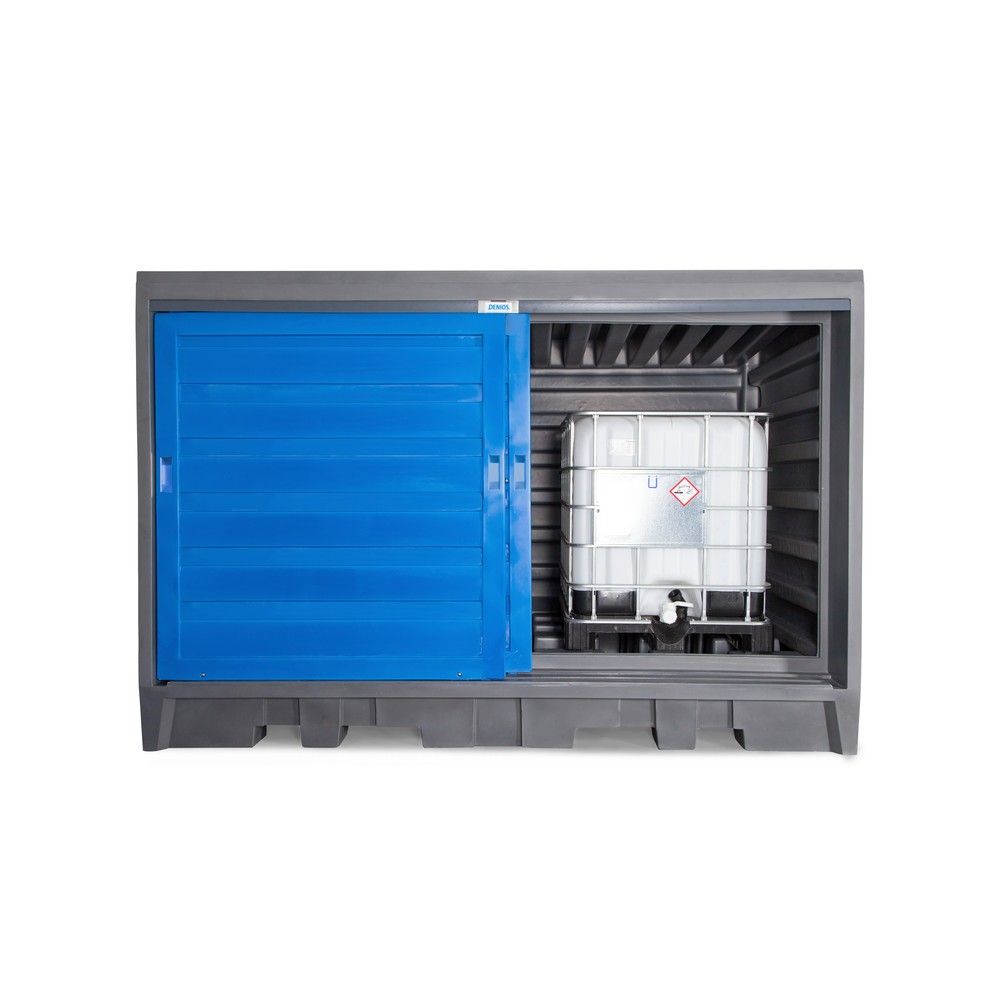 Productafbeelding nr. 7: Vatendepot van PE, hxbxd 2.170 x 3.200 x 1.740 mm, 2x IBC of 8x 200 l