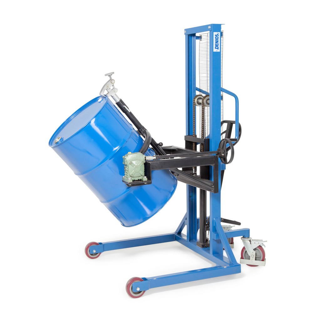 Product afbeelding: Vatendraaier 180°, cap. 350 kg, disselheffing, hefhoogte 0-1.300 mm