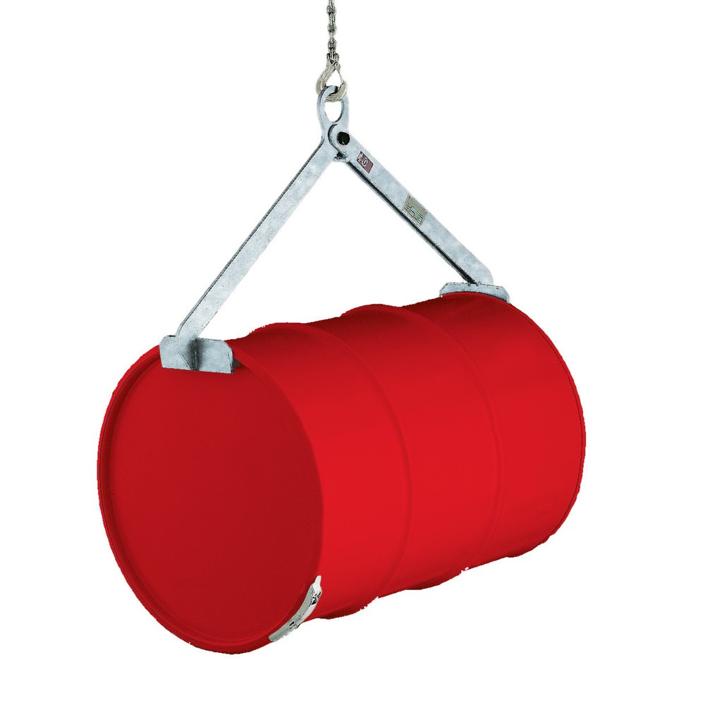 Product afbeelding: Vatenklem voor liggende vaten, cap. 500 kg, vaten-Ø 650-950 mm, vuurverzinkt