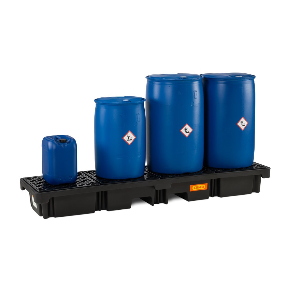 Productafbeelding nr. 2: Vatenlekbak CEMO 220/4e, 4 x 200 l, inhoud 215 l