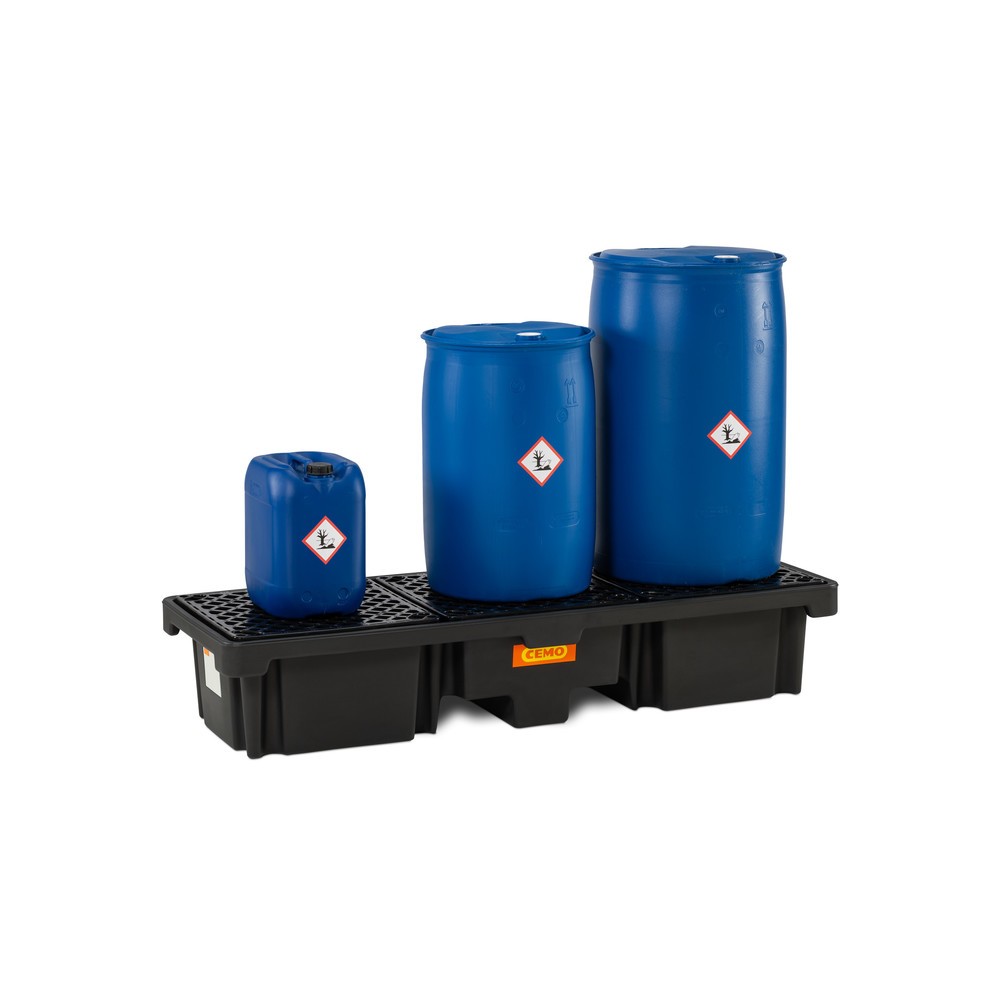 Productafbeelding nr. 3: Vatenlekbak CEMO 230/3, 3 x 200 l, inhoud 215 l