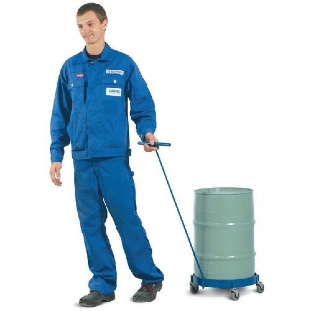 Product afbeelding: Vatenroller met trekstang, voor 1 stalen vat van 60 liter, draagvermogen 100 kg