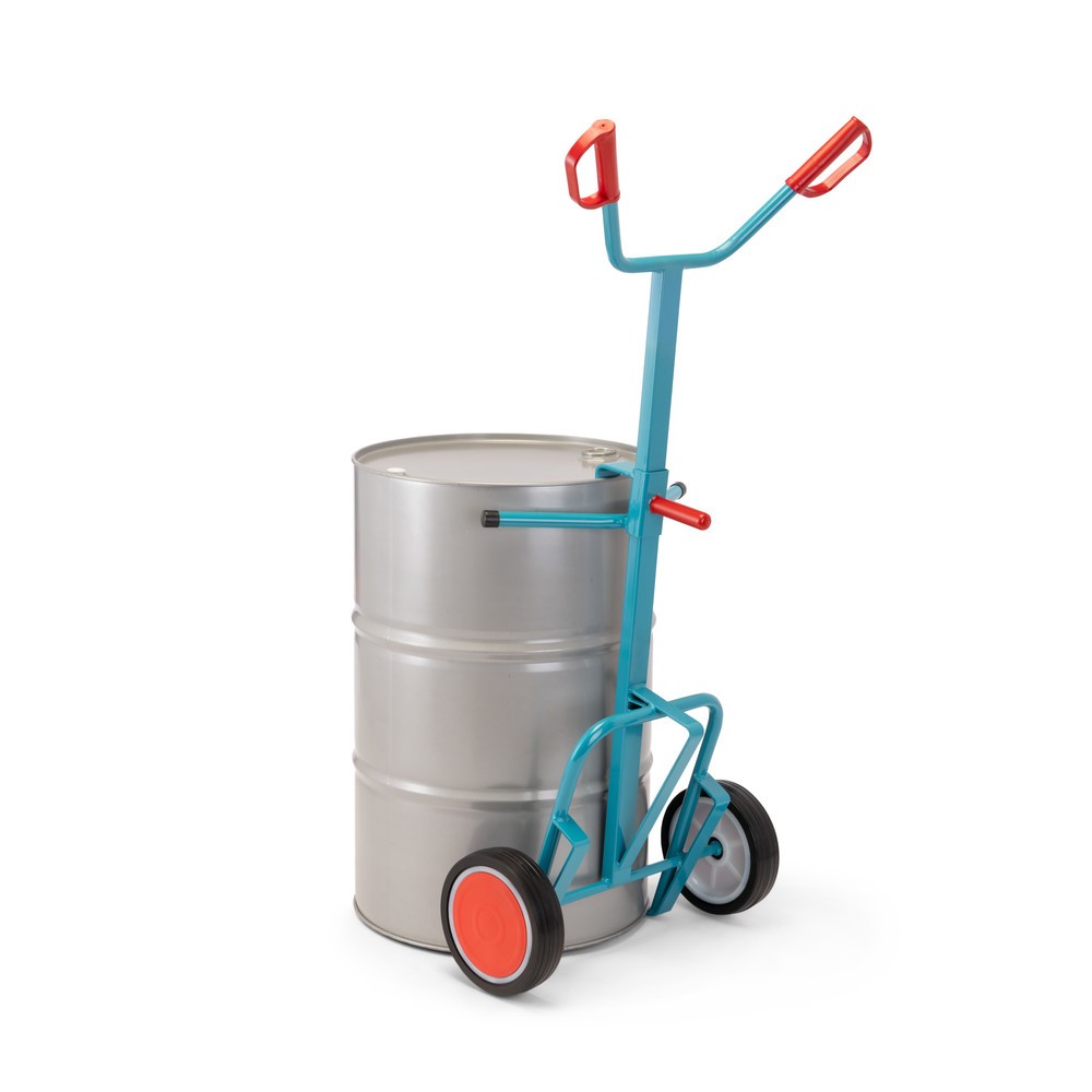 Productafbeelding nr. 4: Vatensteekwagen Ameise®, voor 1 vat van 200 liter, draagvermogen 250 kg, randgrijper, volrubber banden