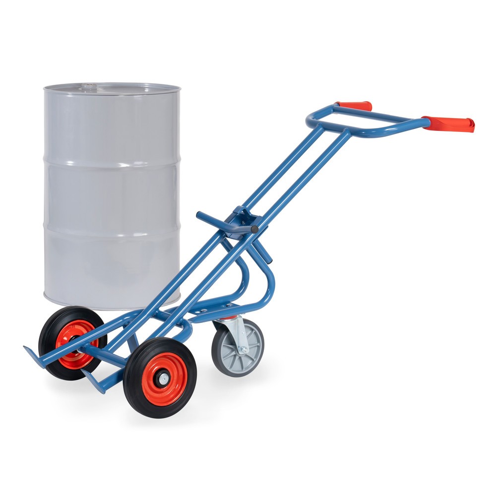 Product afbeelding: Vatenkar fetra®, draagvermogen 300 kg, met steunwiel, volrubber banden