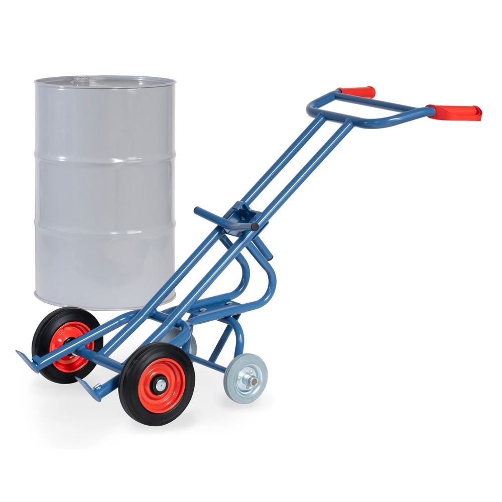 Product afbeelding: Vatenkar fetra®, draagvermogen 300 kg, met 2 steunwielen, volrubber banden