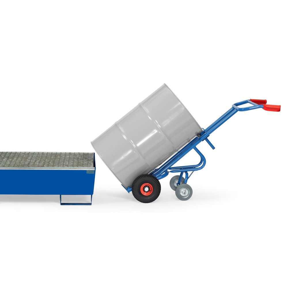 Product afbeelding: Vatensteekwagen fetra®, draagvermogen 300 kg, met 2 steunwielen, luchtbanden