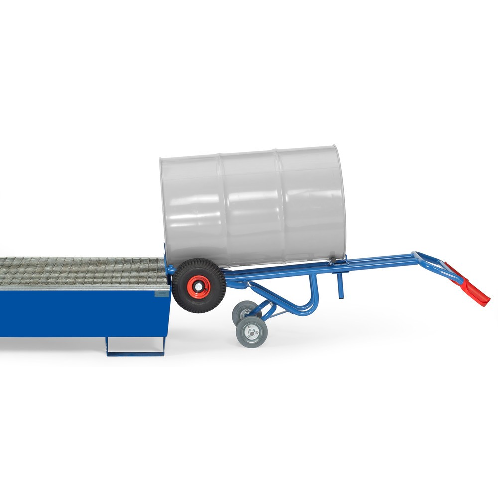 Productafbeelding nr. 3: Vatensteekwagen fetra®, draagvermogen 300 kg, met 2 steunwielen, luchtbanden