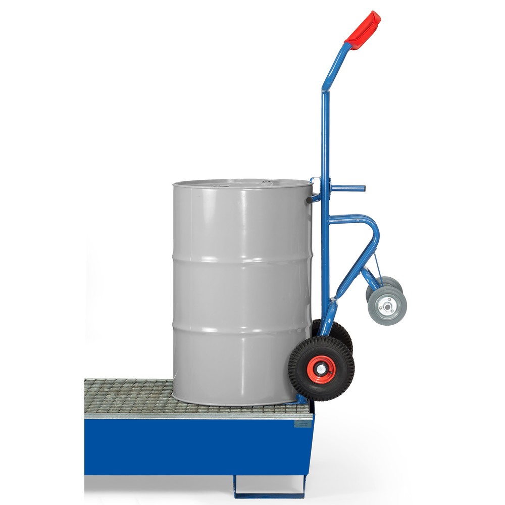 Productafbeelding nr. 4: Vatensteekwagen fetra®, draagvermogen 300 kg, met 2 steunwielen, luchtbanden
