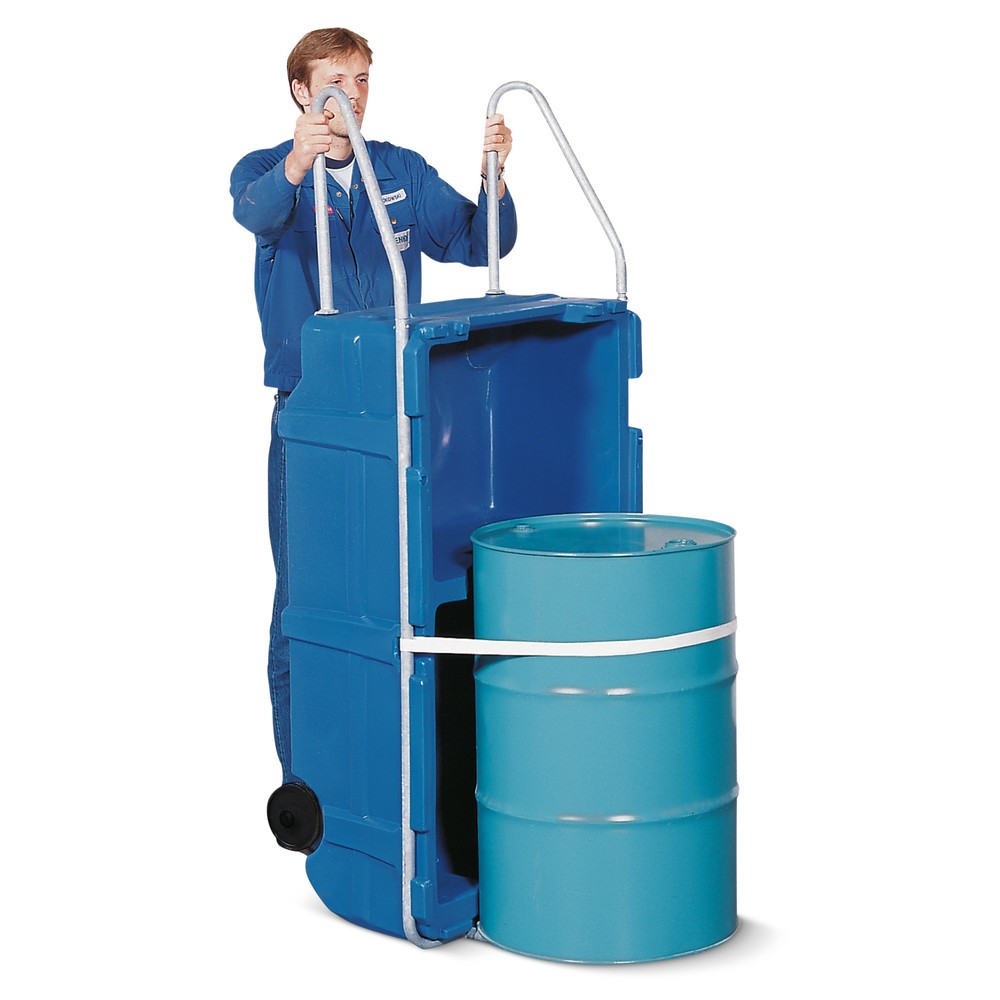 Product afbeelding: Vatensteekwagen met geïntegreerde lekbak, voor 1x 200 liter