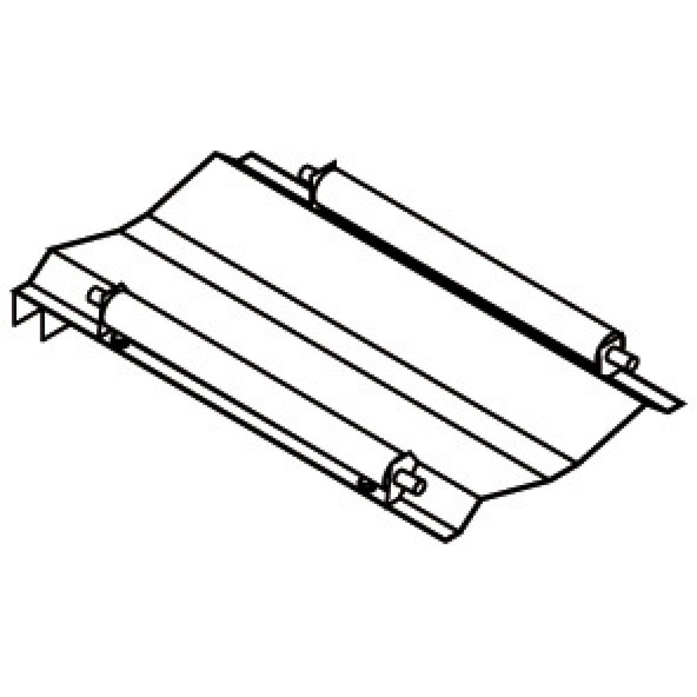 Product afbeelding: Vatensteun voor 1x 200 l-vat, met rollen, hoogte 50 mm