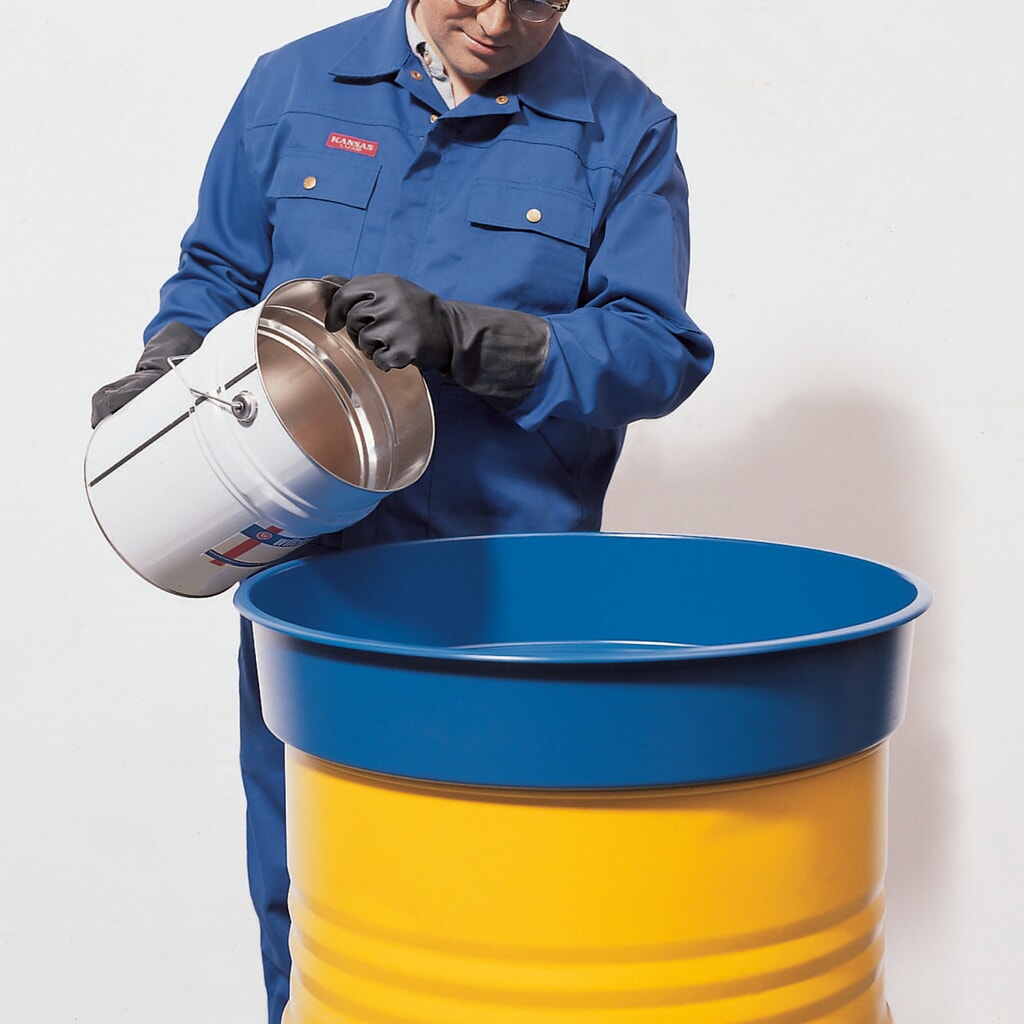 Product afbeelding: Vatentrechter asecos® van staal, zonder zeef