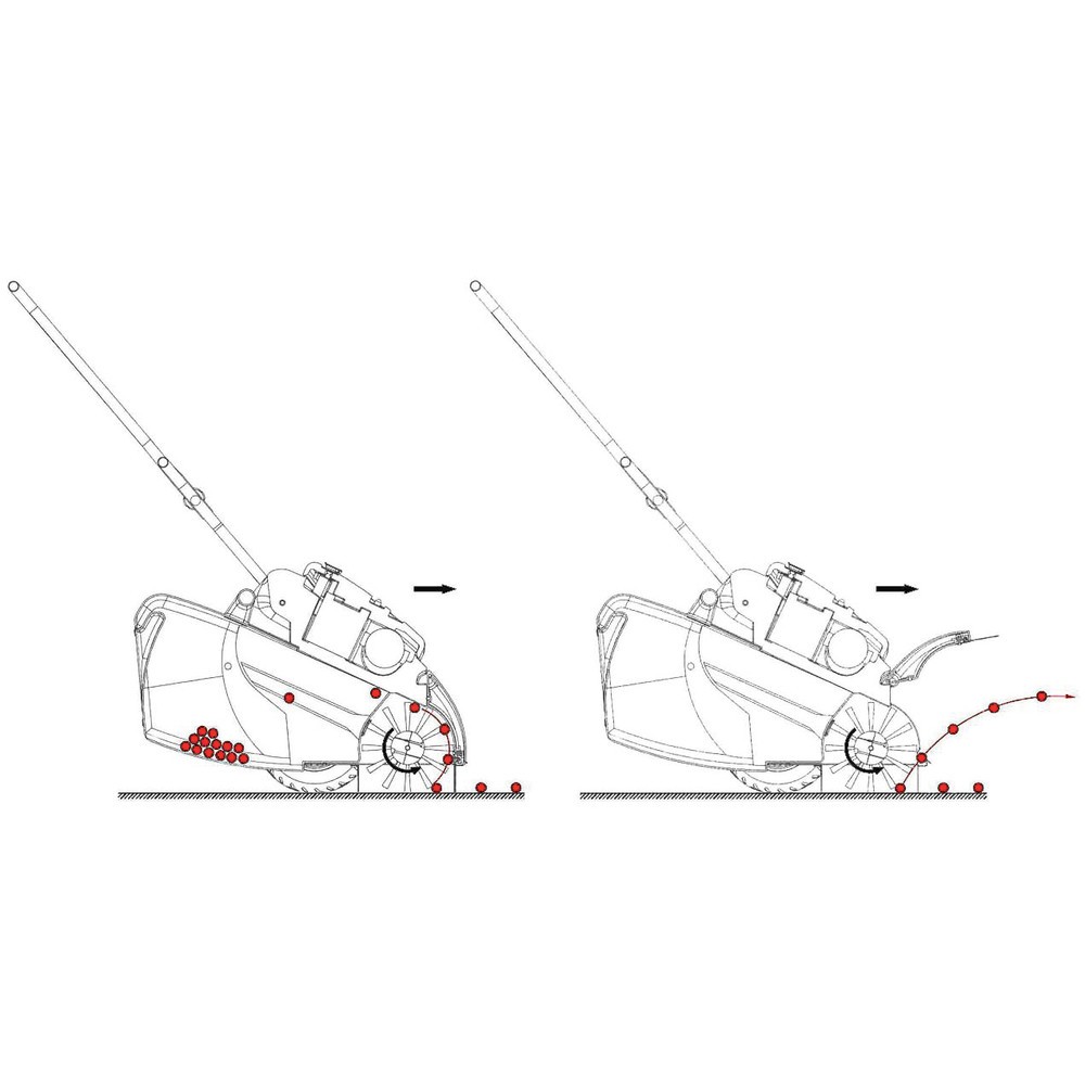 Productafbeelding nr. 2: Veegmachine Cross Sweep CS 650, elektrische motor, veegbreedte 650 mm