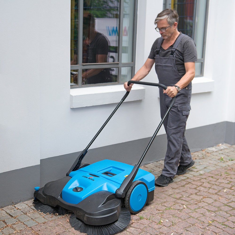 Productafbeelding nr. 10: Veegmachine Steinbock® Turbo Premium, handmatig, veegbreedte 770 mm, RAL 5015 hemelsblauw