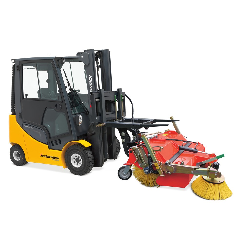 Product afbeelding: Veegmachine voor heftrucks, opname op vorken, veegbreedte 1.850/1.500 mm