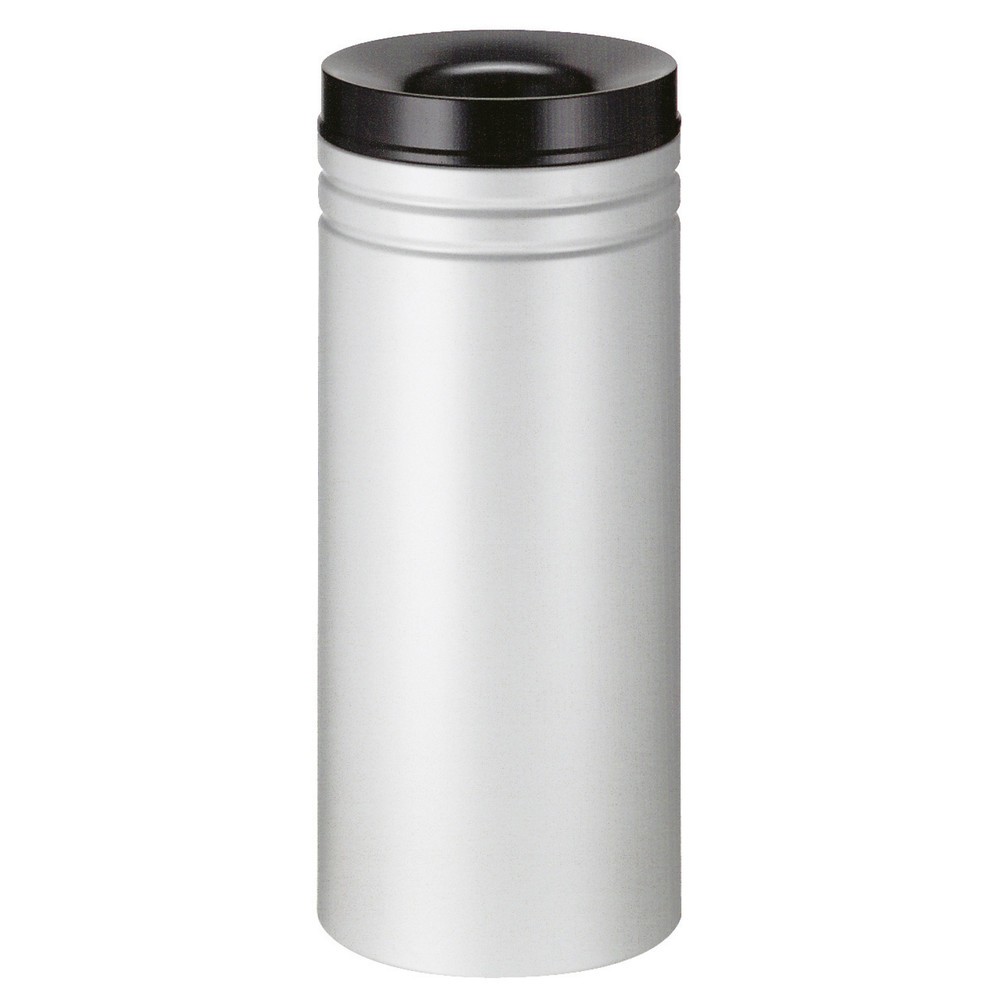 Product afbeelding: Veiligheidsafvalbak, zelfdovend, staal, 50 liter, grijs, zwart