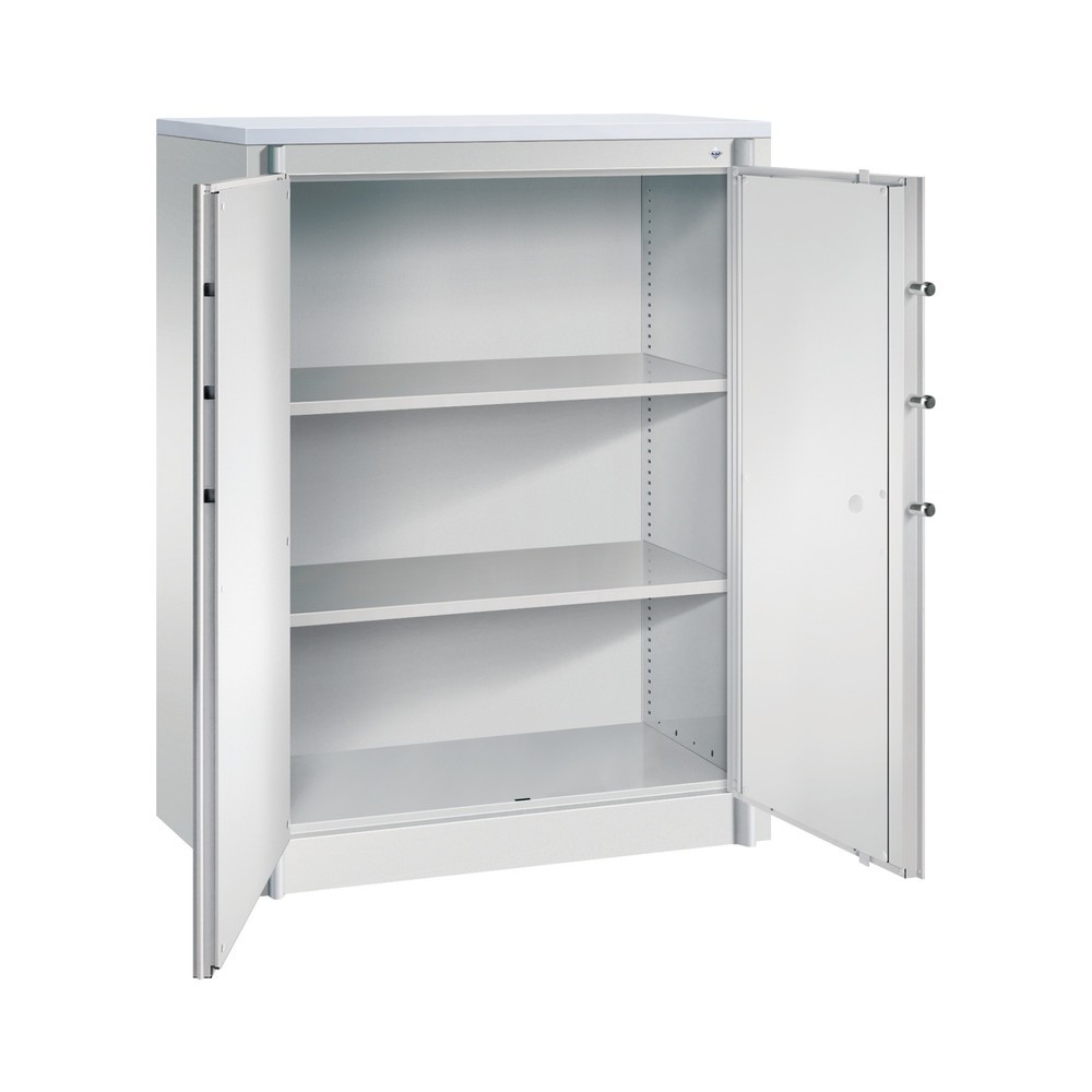 Productafbeelding nr. 2: Veiligheidsdraaideurkast C+P, 3 OH, hxbxd 1.226 x 930 x 500 mm, lichtgrijs/lichtgrijs, Lichtgrijs