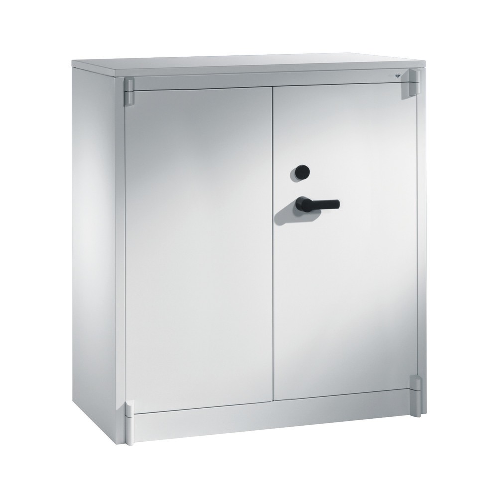 Product afbeelding: Veiligheidsdraaideurkast C+P, 3 OH, hxbxd 1.226 x 1.200 x 500 mm, lichtgrijs/lichtgrijs, Lichtgrijs