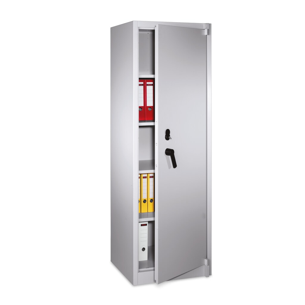 Veiligheidsdraaideurkast C+P, 5 OH, hxbxd 1.950 x 650 x 500 mm, lichtgrijs/lichtgrijs Product afbeelding: Veiligheidsdraaideurkast C+P, 5 OH, hxbxd 1.950 x 650 x 500 mm, lichtgrijs/lichtgrijs